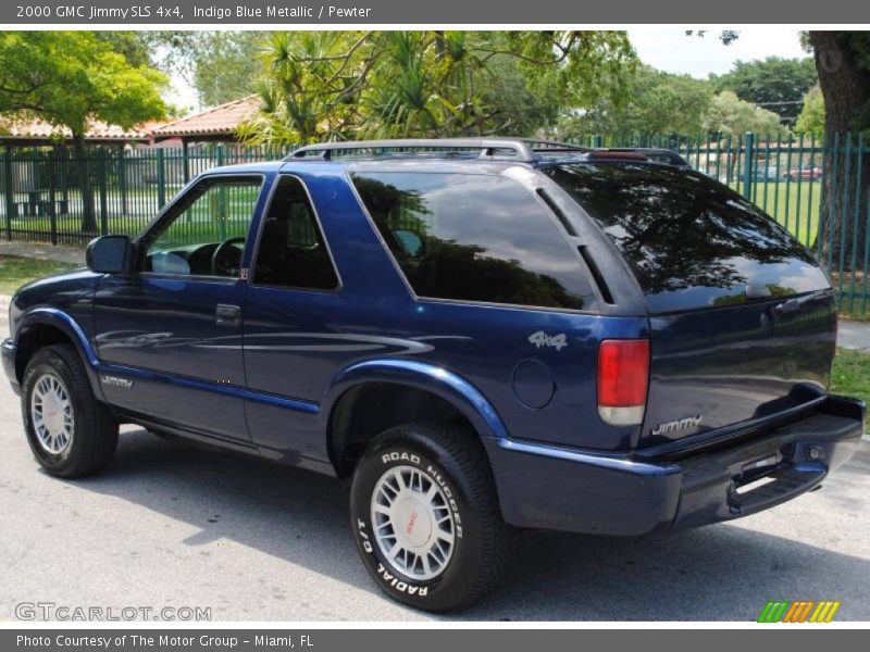 Indigo Blue Metallic / Pewter 2000 GMC Jimmy SLS 4x4