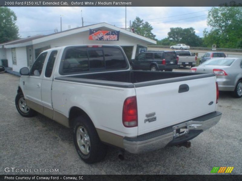 Oxford White / Medium Parchment 2000 Ford F150 XLT Extended Cab