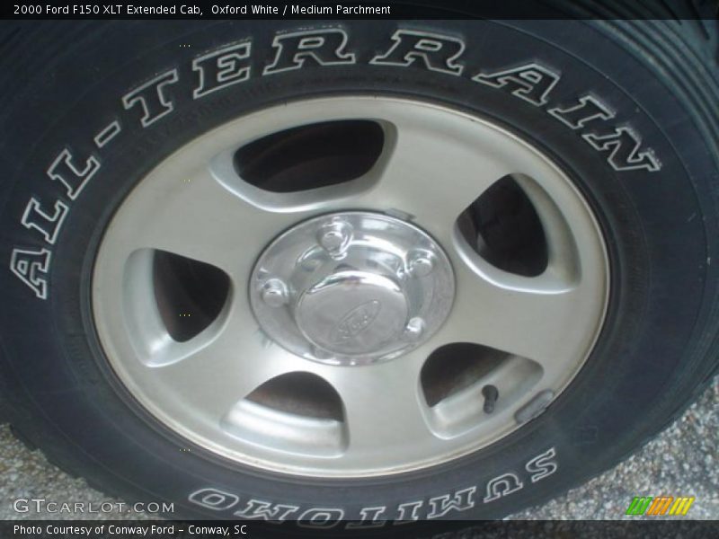 Oxford White / Medium Parchment 2000 Ford F150 XLT Extended Cab