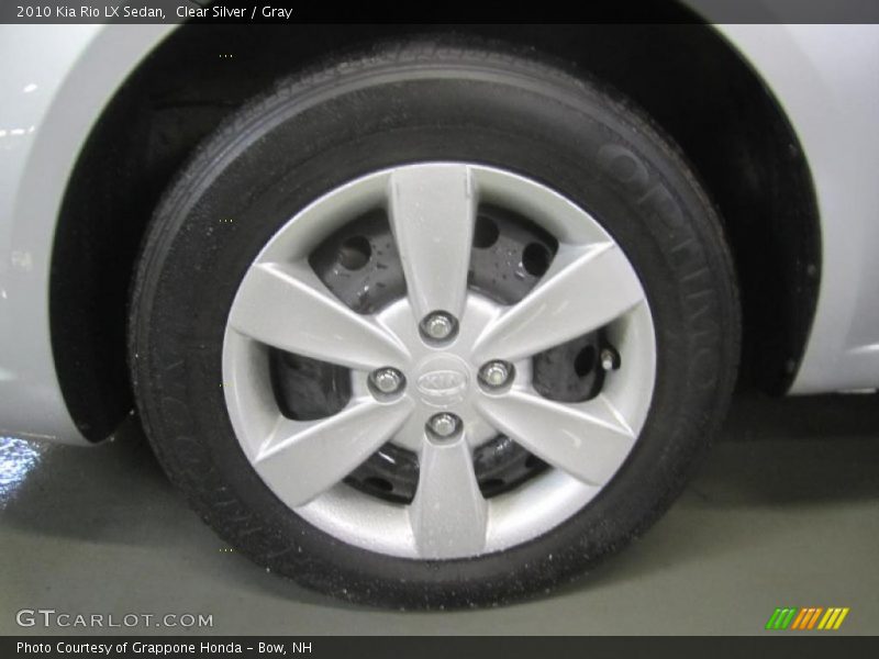 Clear Silver / Gray 2010 Kia Rio LX Sedan