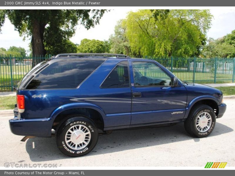 Indigo Blue Metallic / Pewter 2000 GMC Jimmy SLS 4x4