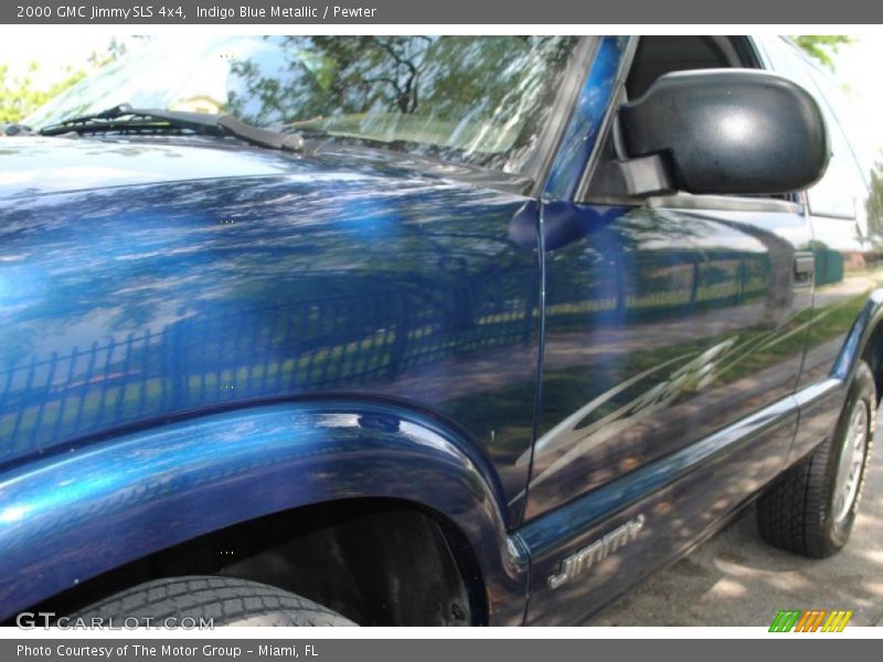 Indigo Blue Metallic / Pewter 2000 GMC Jimmy SLS 4x4