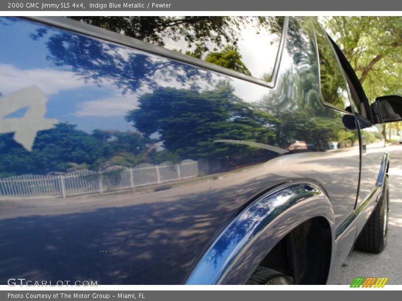 Indigo Blue Metallic / Pewter 2000 GMC Jimmy SLS 4x4