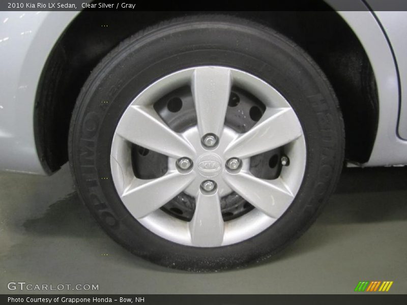 Clear Silver / Gray 2010 Kia Rio LX Sedan