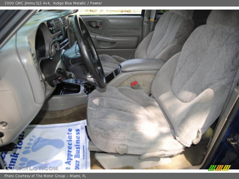 Indigo Blue Metallic / Pewter 2000 GMC Jimmy SLS 4x4