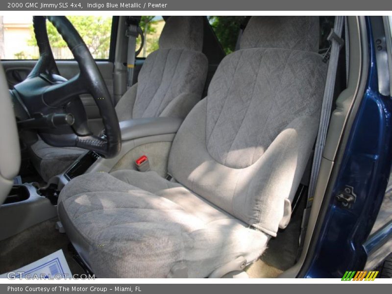Indigo Blue Metallic / Pewter 2000 GMC Jimmy SLS 4x4