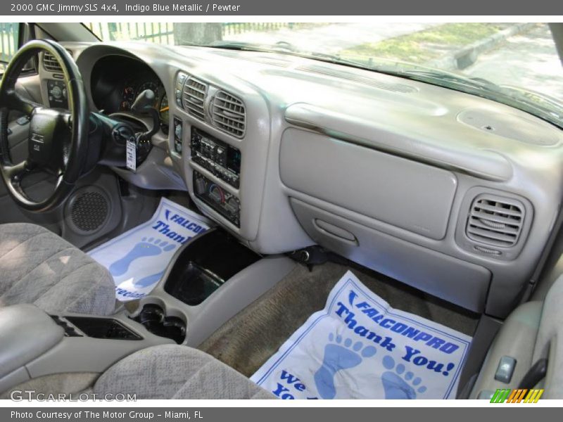 Indigo Blue Metallic / Pewter 2000 GMC Jimmy SLS 4x4