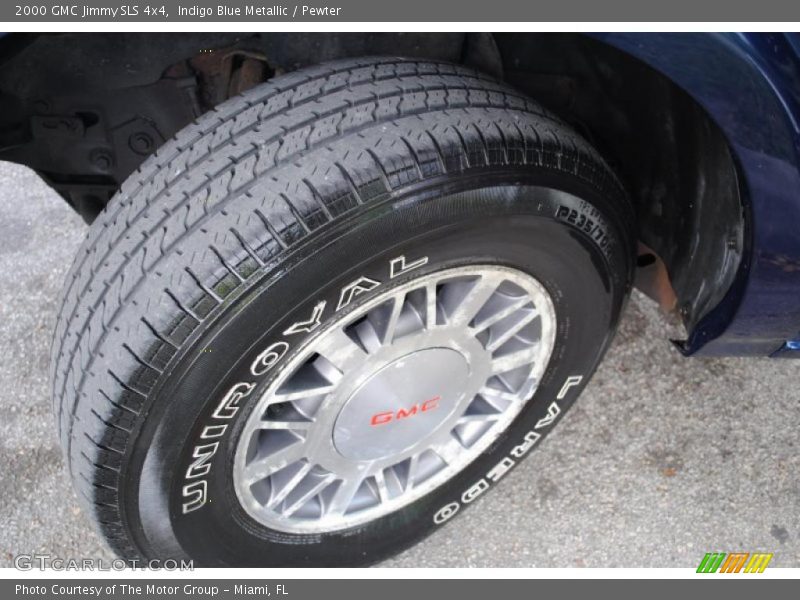 Indigo Blue Metallic / Pewter 2000 GMC Jimmy SLS 4x4