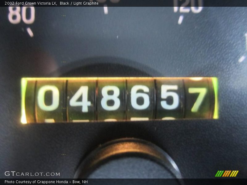 Black / Light Graphite 2002 Ford Crown Victoria LX