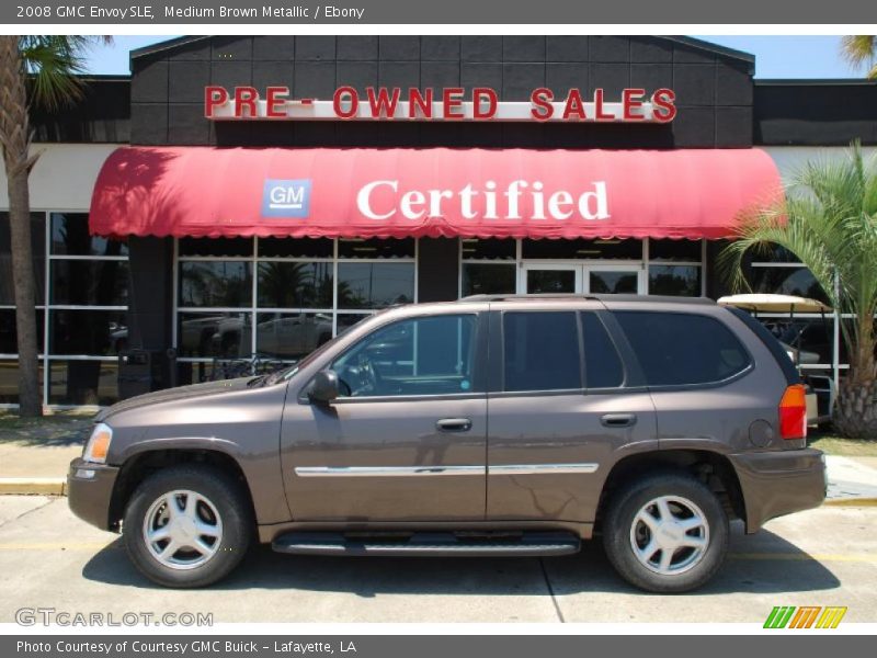 Medium Brown Metallic / Ebony 2008 GMC Envoy SLE