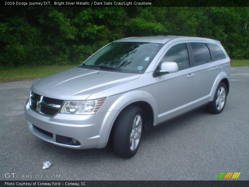 Bright Silver Metallic / Dark Slate Gray/Light Graystone 2009 Dodge Journey SXT