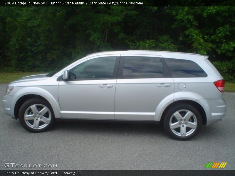 Bright Silver Metallic / Dark Slate Gray/Light Graystone 2009 Dodge Journey SXT