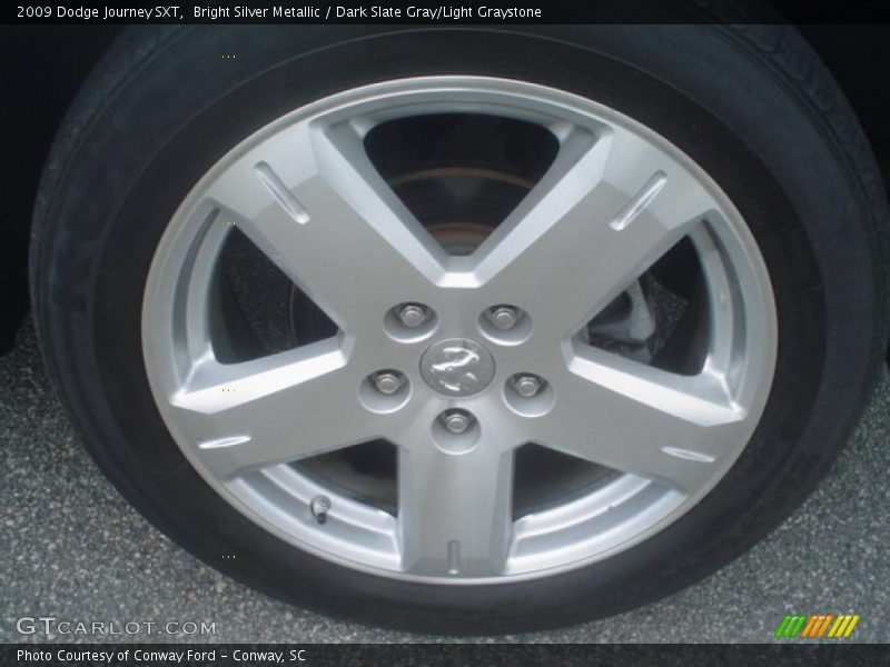 Bright Silver Metallic / Dark Slate Gray/Light Graystone 2009 Dodge Journey SXT