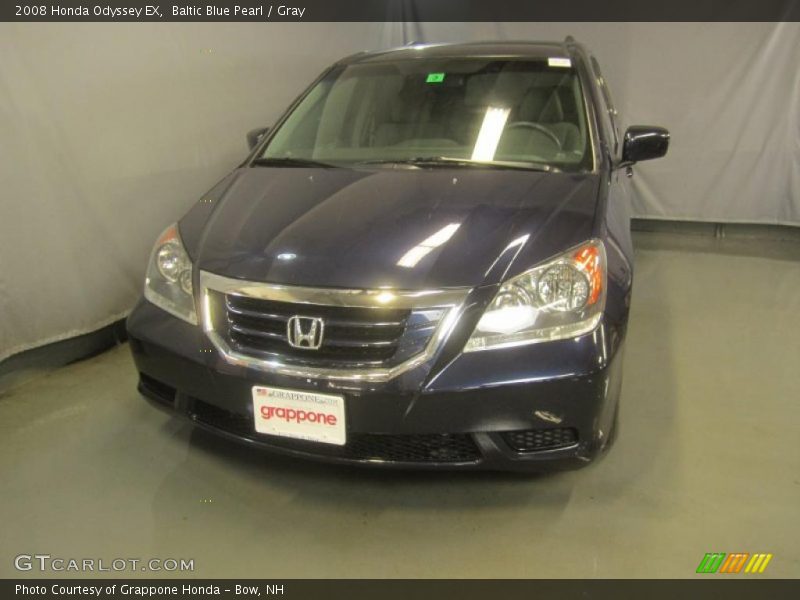 Baltic Blue Pearl / Gray 2008 Honda Odyssey EX