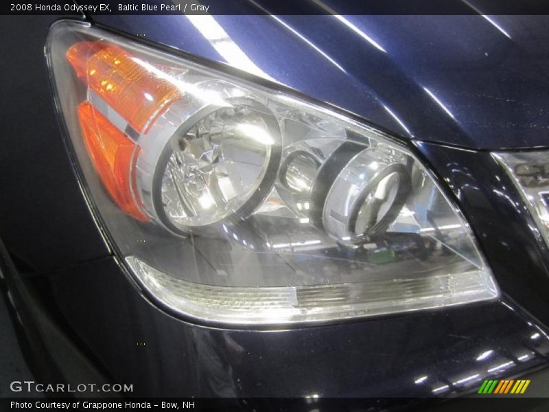 Baltic Blue Pearl / Gray 2008 Honda Odyssey EX