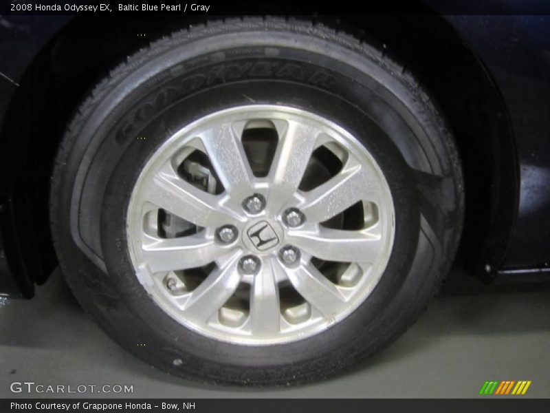 Baltic Blue Pearl / Gray 2008 Honda Odyssey EX