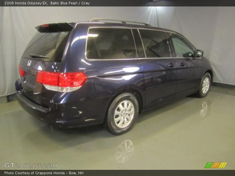 Baltic Blue Pearl / Gray 2008 Honda Odyssey EX