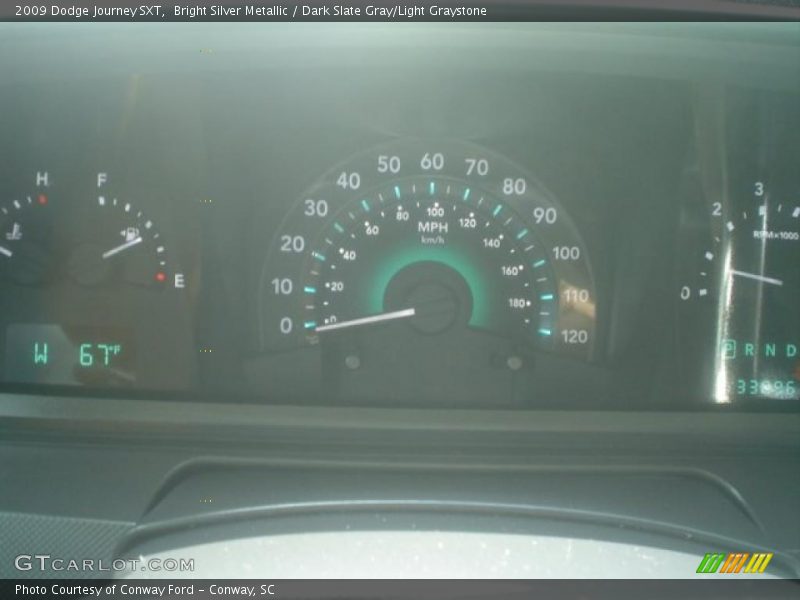 Bright Silver Metallic / Dark Slate Gray/Light Graystone 2009 Dodge Journey SXT