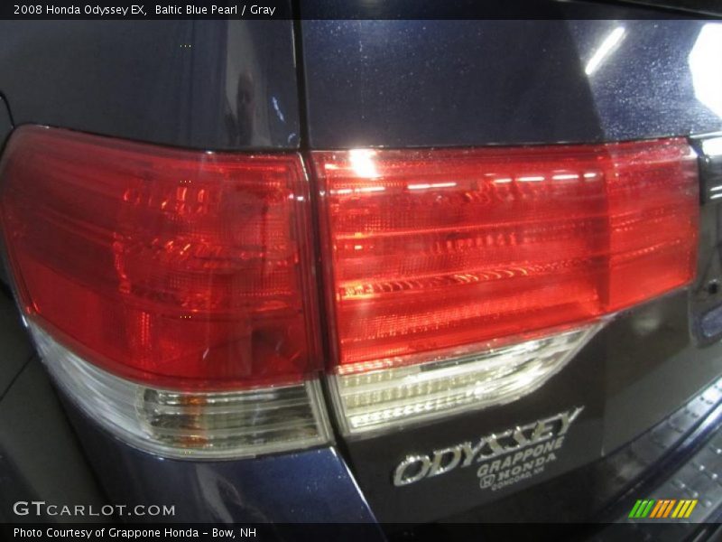 Baltic Blue Pearl / Gray 2008 Honda Odyssey EX