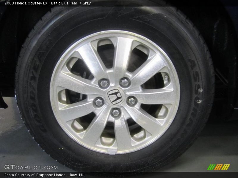 Baltic Blue Pearl / Gray 2008 Honda Odyssey EX