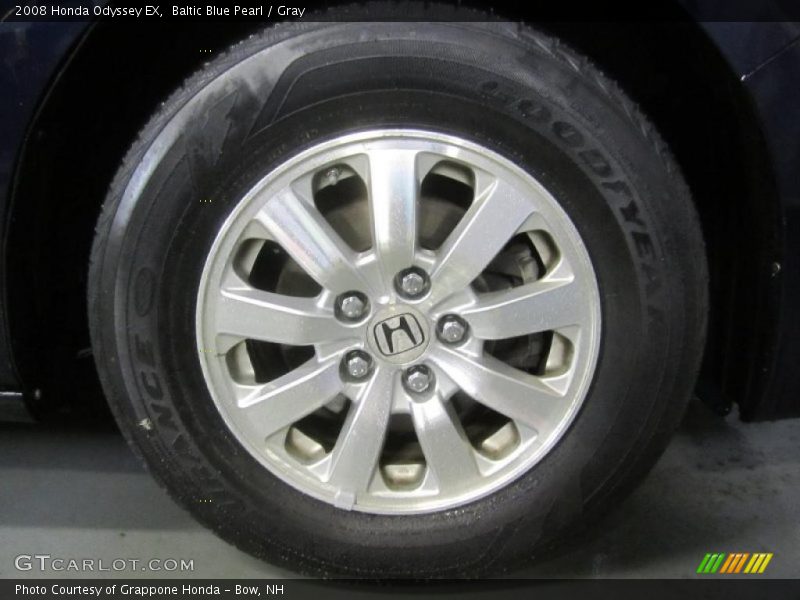 Baltic Blue Pearl / Gray 2008 Honda Odyssey EX
