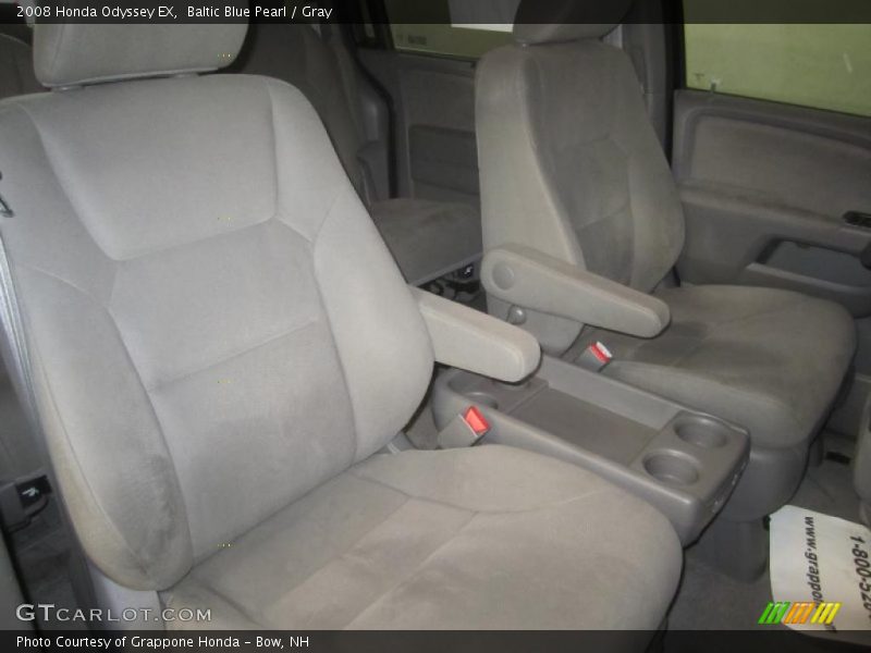 Baltic Blue Pearl / Gray 2008 Honda Odyssey EX