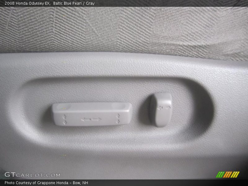 Baltic Blue Pearl / Gray 2008 Honda Odyssey EX