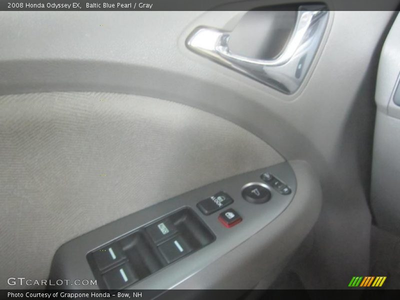 Baltic Blue Pearl / Gray 2008 Honda Odyssey EX