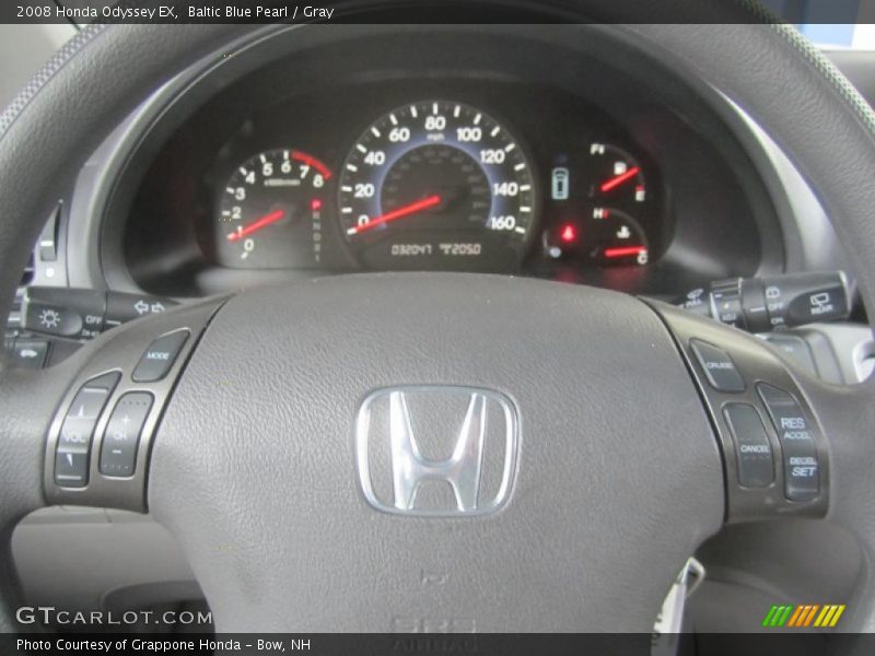 Baltic Blue Pearl / Gray 2008 Honda Odyssey EX