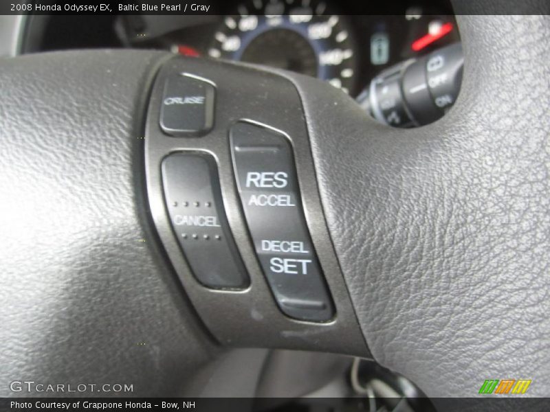 Baltic Blue Pearl / Gray 2008 Honda Odyssey EX