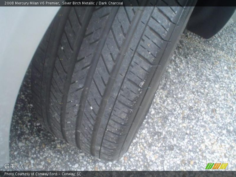 Silver Birch Metallic / Dark Charcoal 2008 Mercury Milan V6 Premier