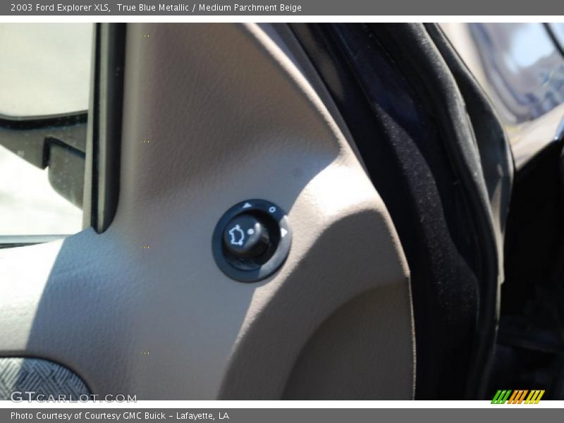 True Blue Metallic / Medium Parchment Beige 2003 Ford Explorer XLS