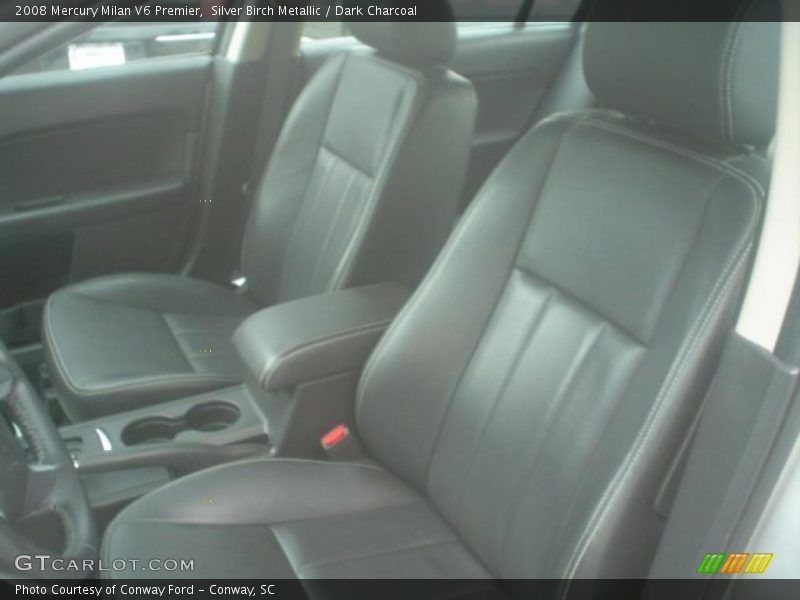 Silver Birch Metallic / Dark Charcoal 2008 Mercury Milan V6 Premier