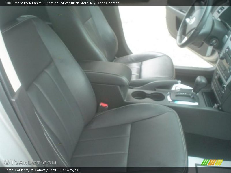 Silver Birch Metallic / Dark Charcoal 2008 Mercury Milan V6 Premier