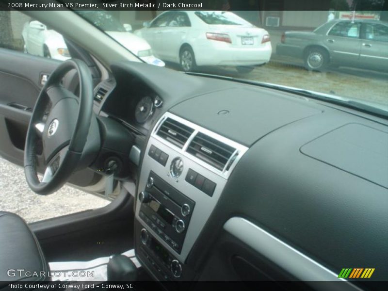 Silver Birch Metallic / Dark Charcoal 2008 Mercury Milan V6 Premier