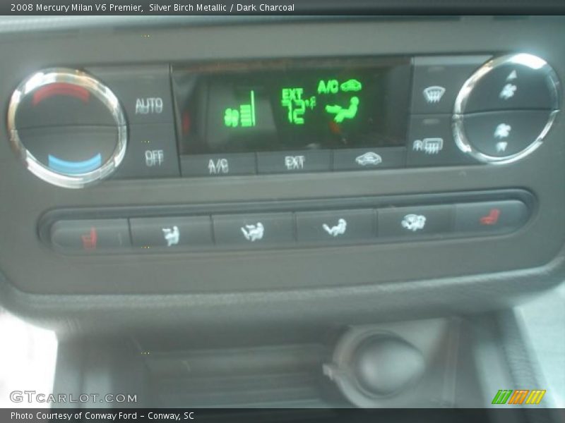 Silver Birch Metallic / Dark Charcoal 2008 Mercury Milan V6 Premier