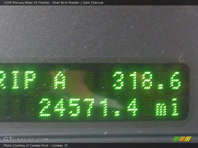Silver Birch Metallic / Dark Charcoal 2008 Mercury Milan V6 Premier
