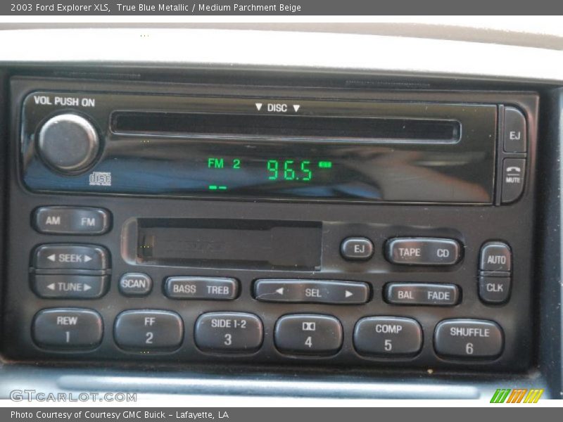 True Blue Metallic / Medium Parchment Beige 2003 Ford Explorer XLS