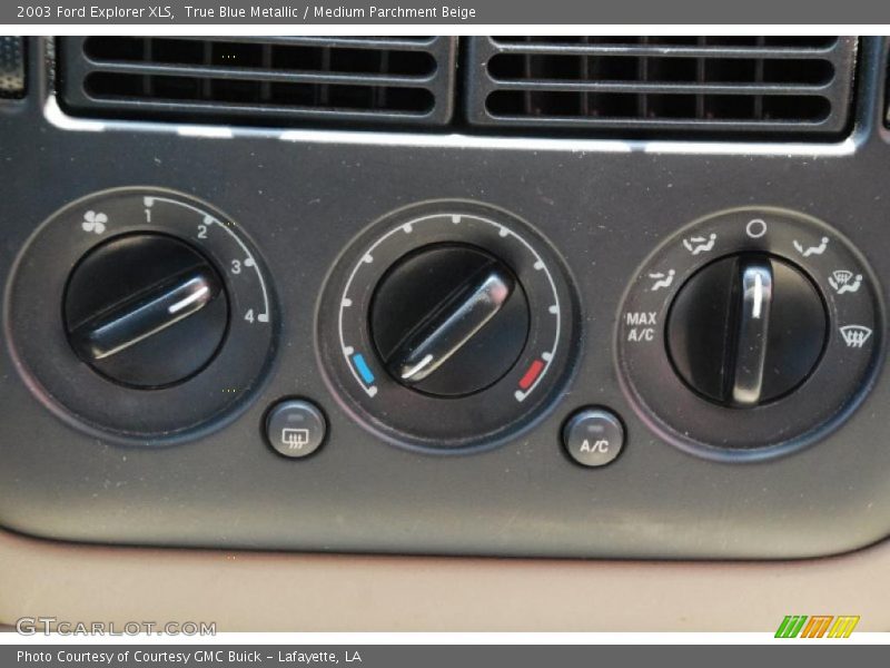 Controls of 2003 Explorer XLS