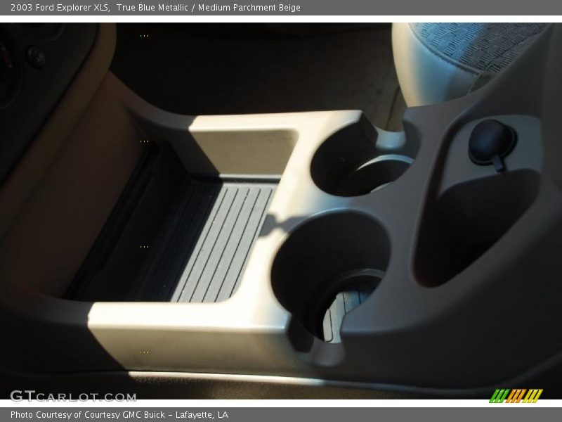 True Blue Metallic / Medium Parchment Beige 2003 Ford Explorer XLS