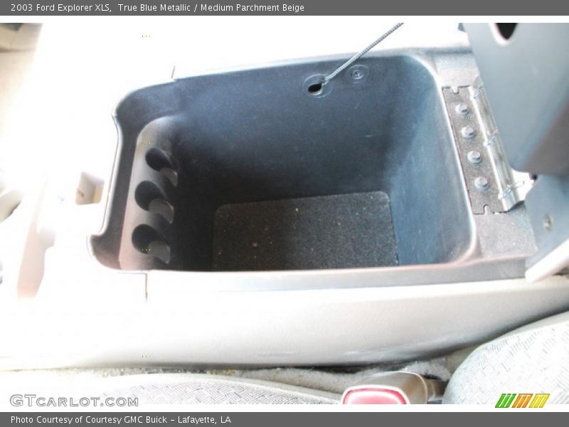 True Blue Metallic / Medium Parchment Beige 2003 Ford Explorer XLS
