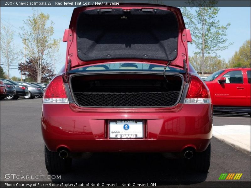 Red Jewel Tint Coat / Neutral Beige 2007 Chevrolet Impala SS