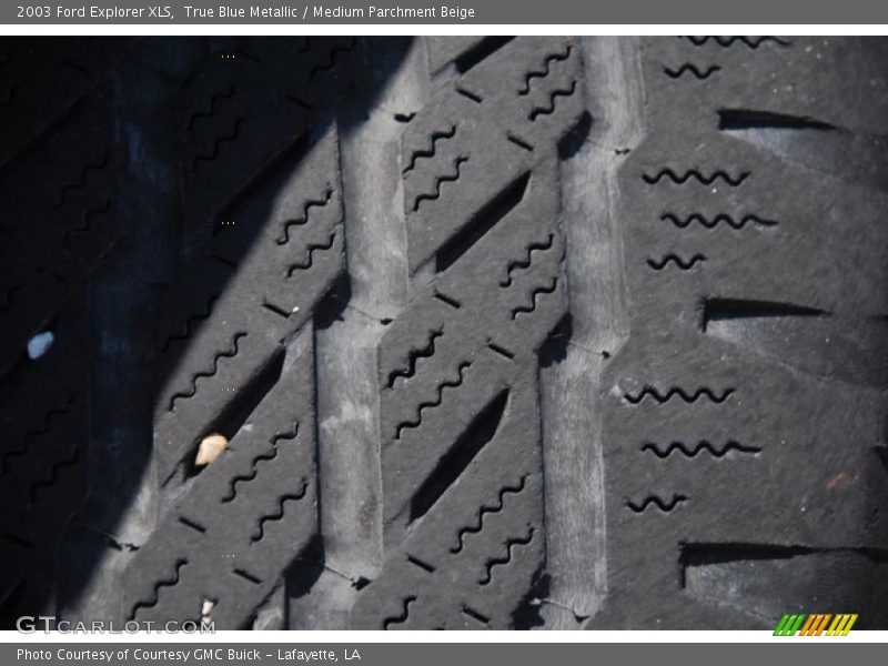 True Blue Metallic / Medium Parchment Beige 2003 Ford Explorer XLS