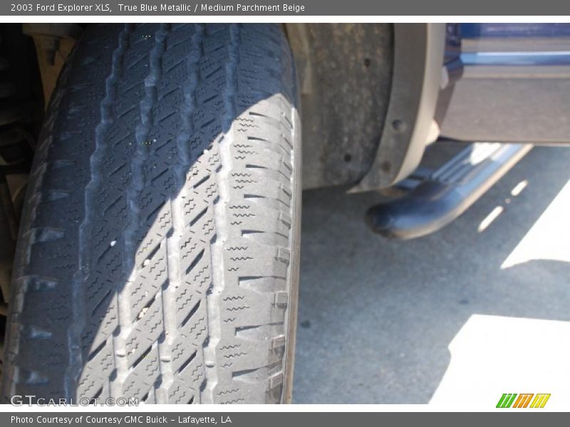 True Blue Metallic / Medium Parchment Beige 2003 Ford Explorer XLS