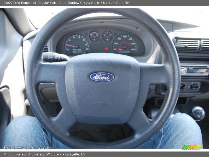 Dark Shadow Grey Metallic / Medium Dark Flint 2009 Ford Ranger XL Regular Cab