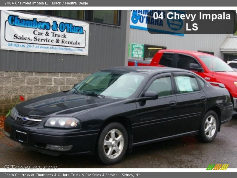 Black / Neutral Beige 2004 Chevrolet Impala LS