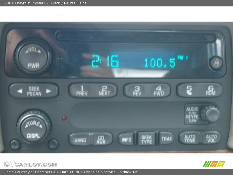 Black / Neutral Beige 2004 Chevrolet Impala LS