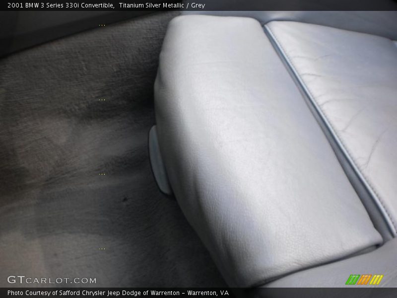 Titanium Silver Metallic / Grey 2001 BMW 3 Series 330i Convertible