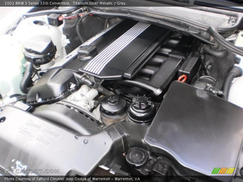 Titanium Silver Metallic / Grey 2001 BMW 3 Series 330i Convertible