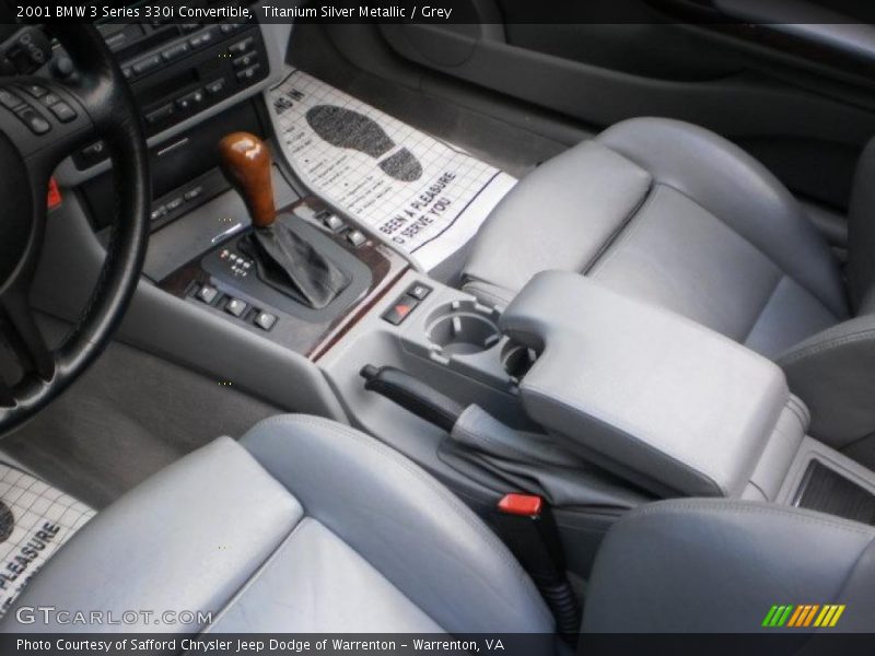 Titanium Silver Metallic / Grey 2001 BMW 3 Series 330i Convertible